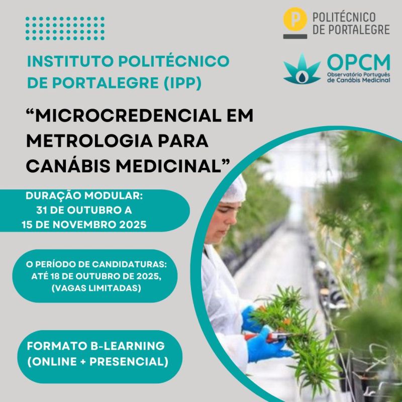 Read more about the article “Microcredencial em Metrologia para a Canábis Medicinal”